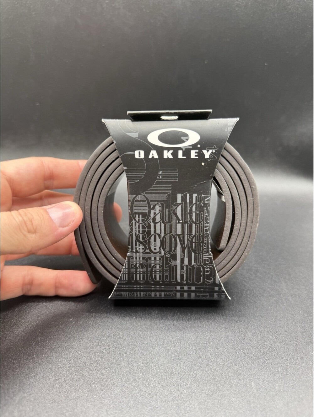 Oakley Leather Belt Strap Earth Brown One Size